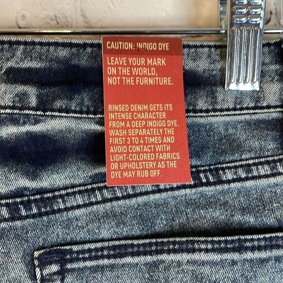 Mossimo Supply Co. Stone Washed Jeans size 7, new with tags, ankle denim legging - Picture 7 of 7
